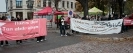 Protest gegen die rassistische NPD-Tour in Pirna