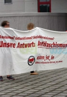 Protest gegen die Extremismuskonferenz in Riesa am 20.06.2012