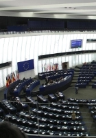 Blick in den Plenarsaal des Europaparlaments